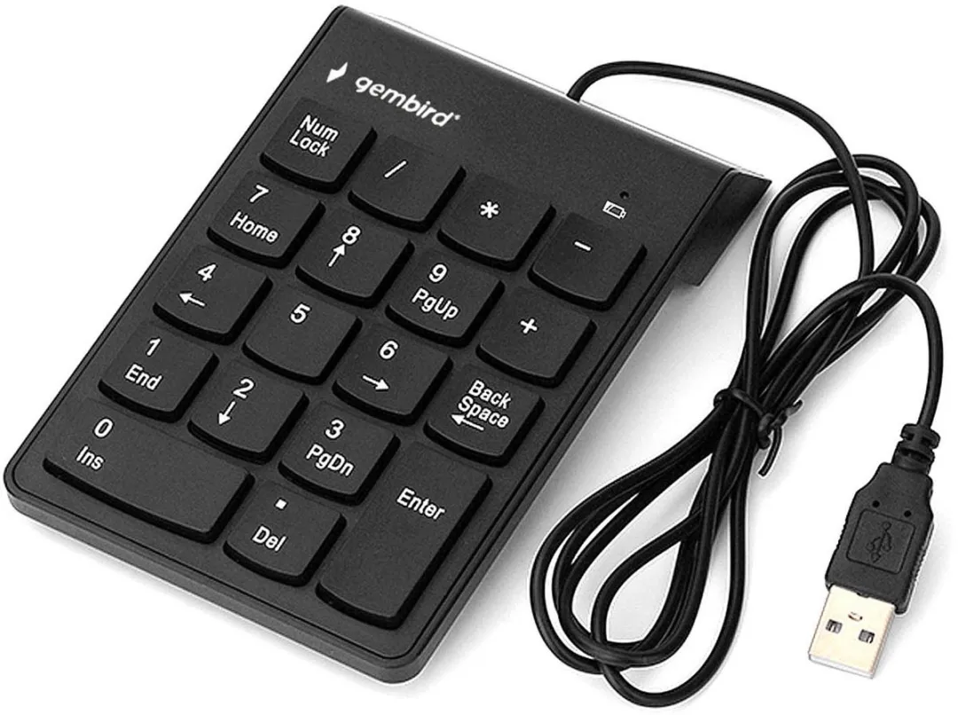 Gembird KPD-U-03 USB Numeriek Toetsenbord - Zwart