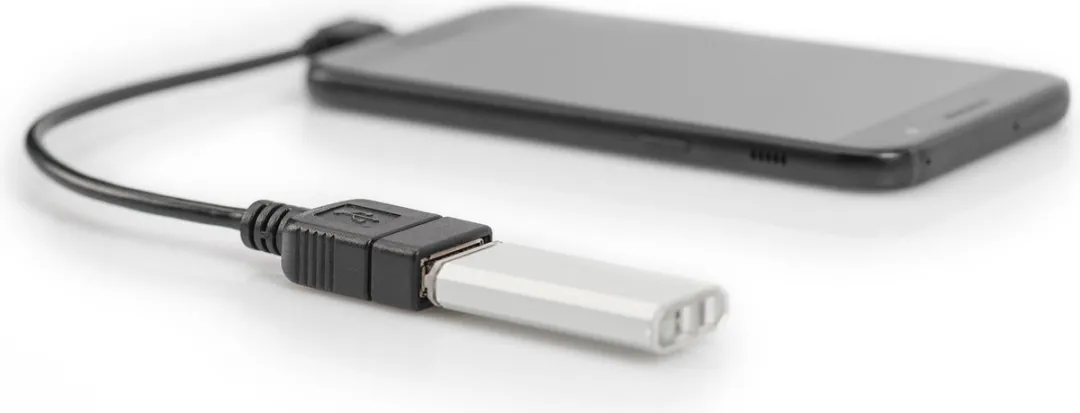 Digitus USB 2.0 Adapter AK-300313-002-S Micro-USB naar USB-A - Zwart