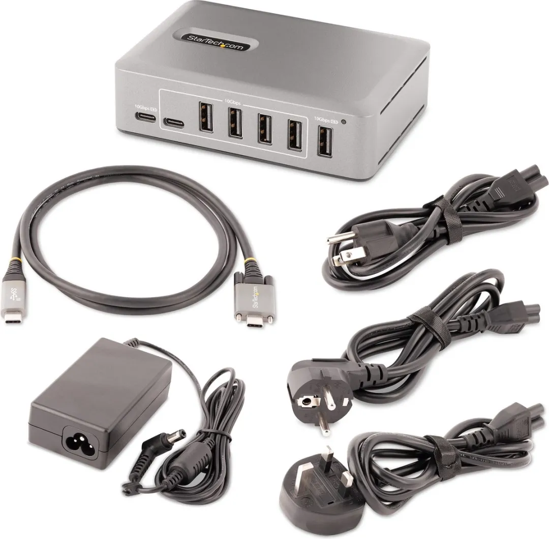 Startech 10G8A2CS-USB-C-HUB USB-C Hub - Grijs