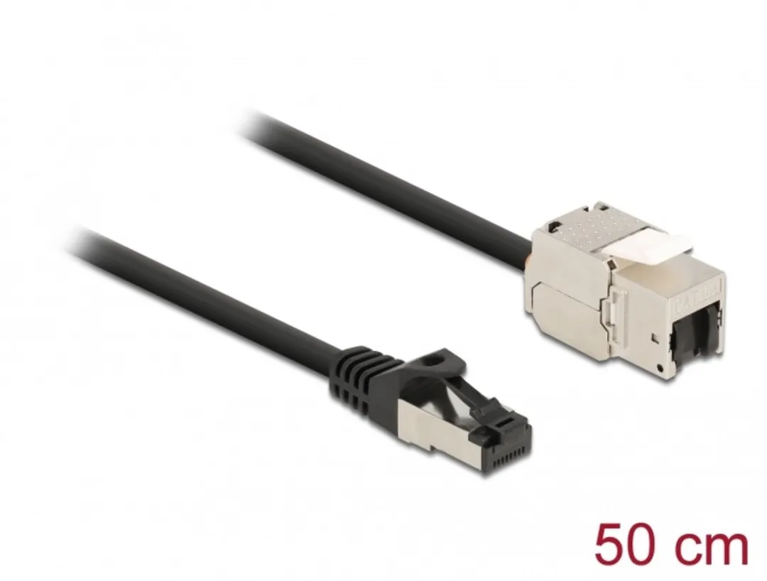 Delock RJ45 Kabel 50cm Cat.6A