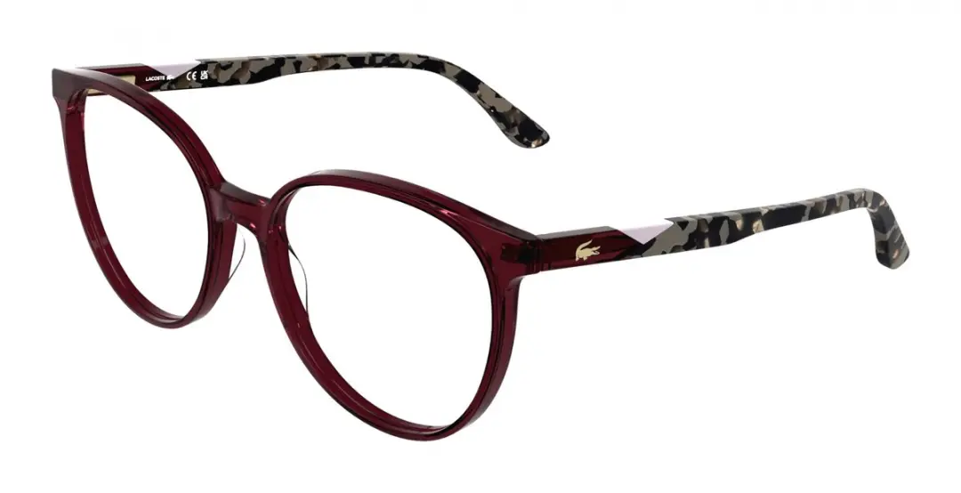 Lacoste L2987 N Transparent wine 55/17/140 WOMAN Brilmonturen