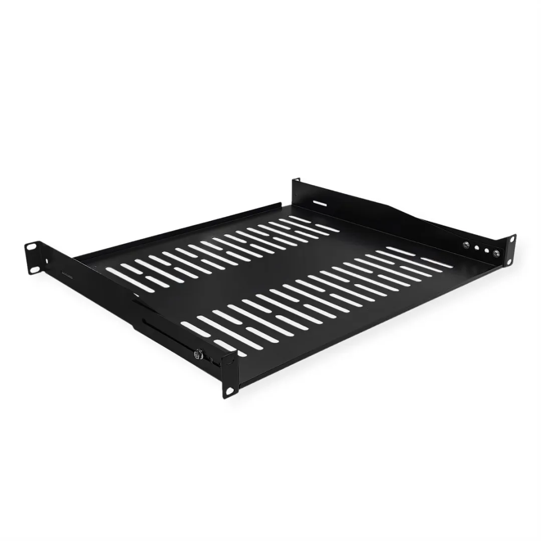 Value 19" Legplank 1 HE - 400mm - 25kg - U-vorm Zwart - afbeelding 3 van 6