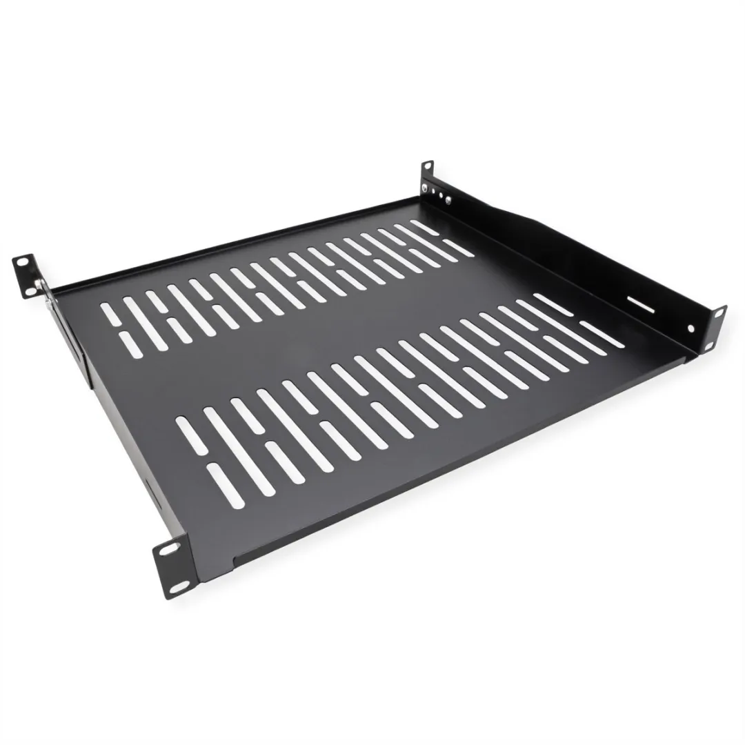 Value 19" Legplank 1 HE - 400mm - 25kg - U-vorm Zwart - afbeelding 4 van 6