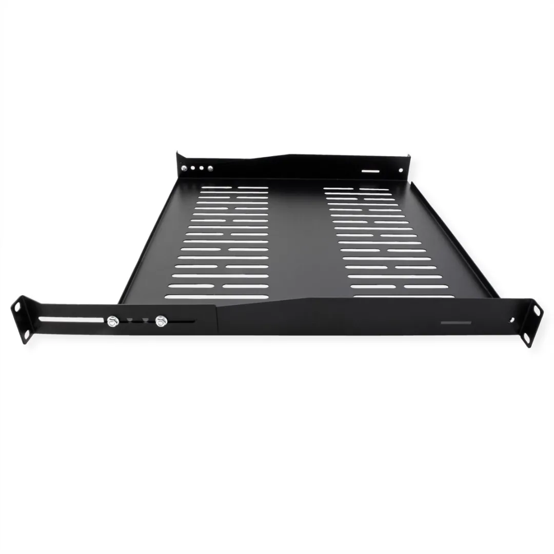 Value 19" Legplank 1 HE - 400mm - 25kg - U-vorm Zwart - afbeelding 2 van 6