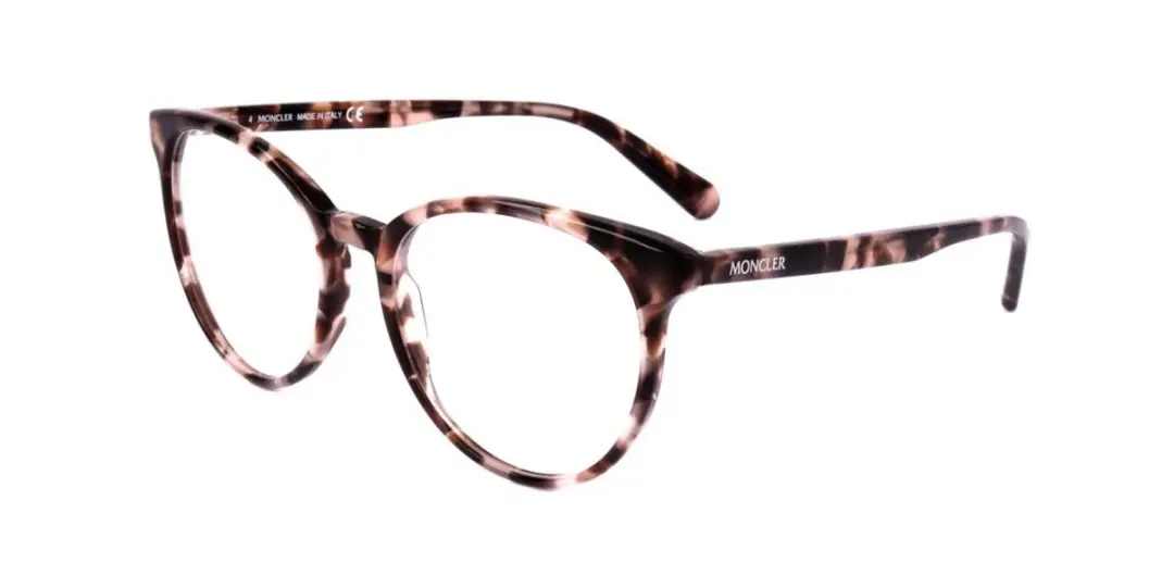 Moncler ML5117 Red havana 51/17/145 WOMAN Brilmonturen