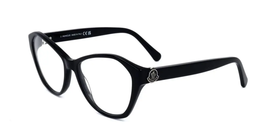 Moncler ML5199 Shiny black 54/16/140 WOMAN Brilmonturen