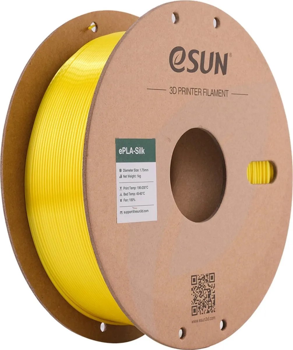 ESUN ePLA-Silk Geel 1.75mm 3D Filament