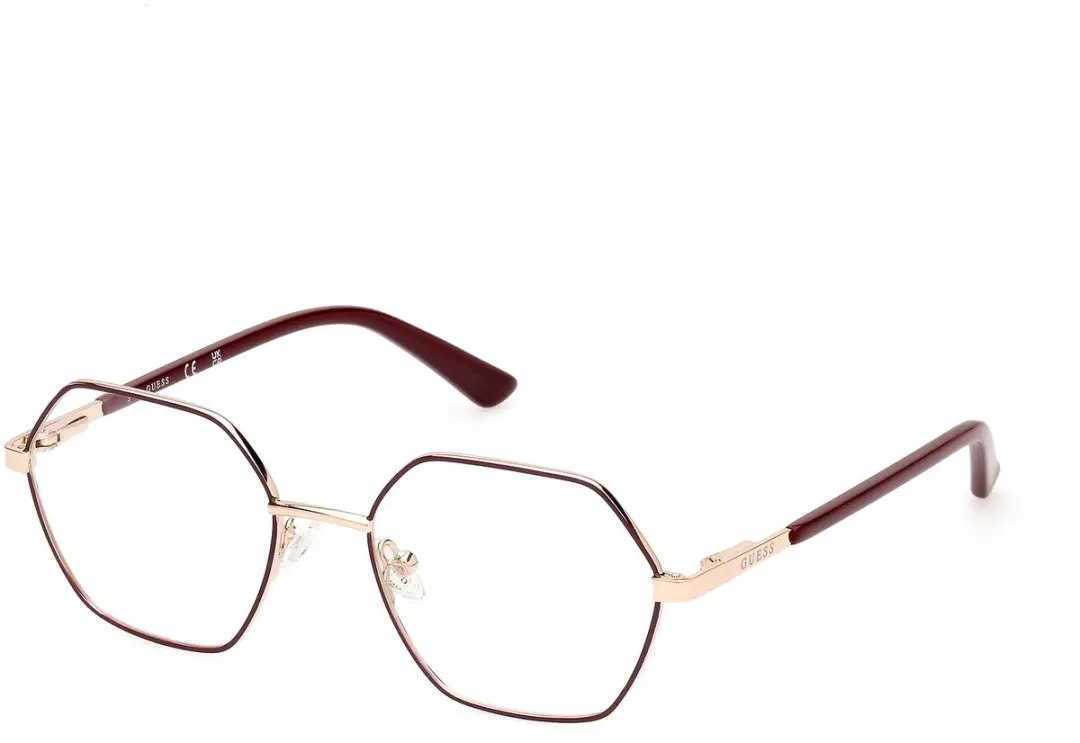 Guess GU8275 Shiny pale gold 49/17/135 TEEN Brilmonturen