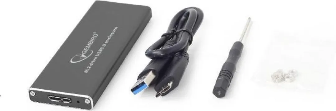 Gembird M.2 SSD Behuizing EE2280-U3C-01 - USB 3.0 - Zwart