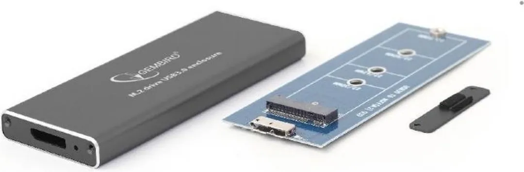 Gembird M.2 SSD Behuizing EE2280-U3C-01 - USB 3.0 - Zwart