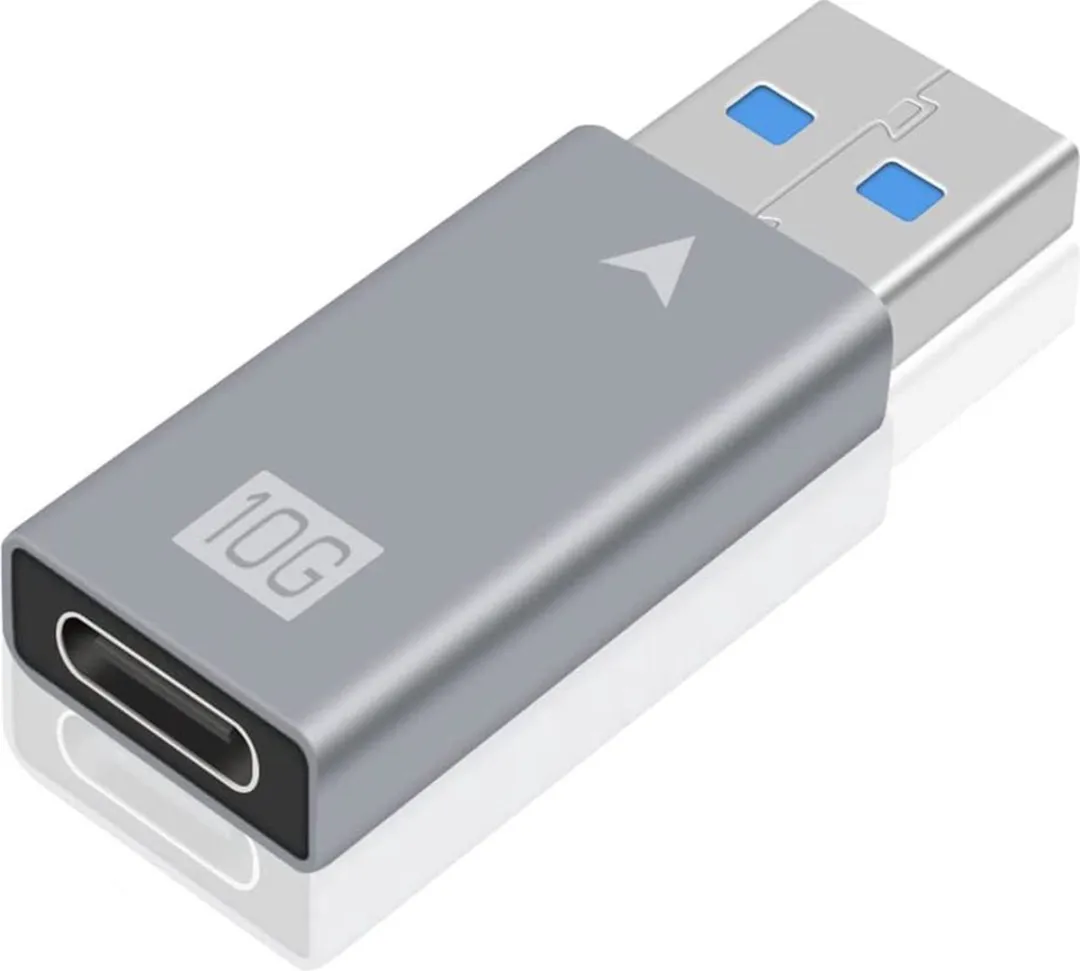 NÖRDIC C-OTG22 USB-C naar USB-A Adapter 10Gbps
