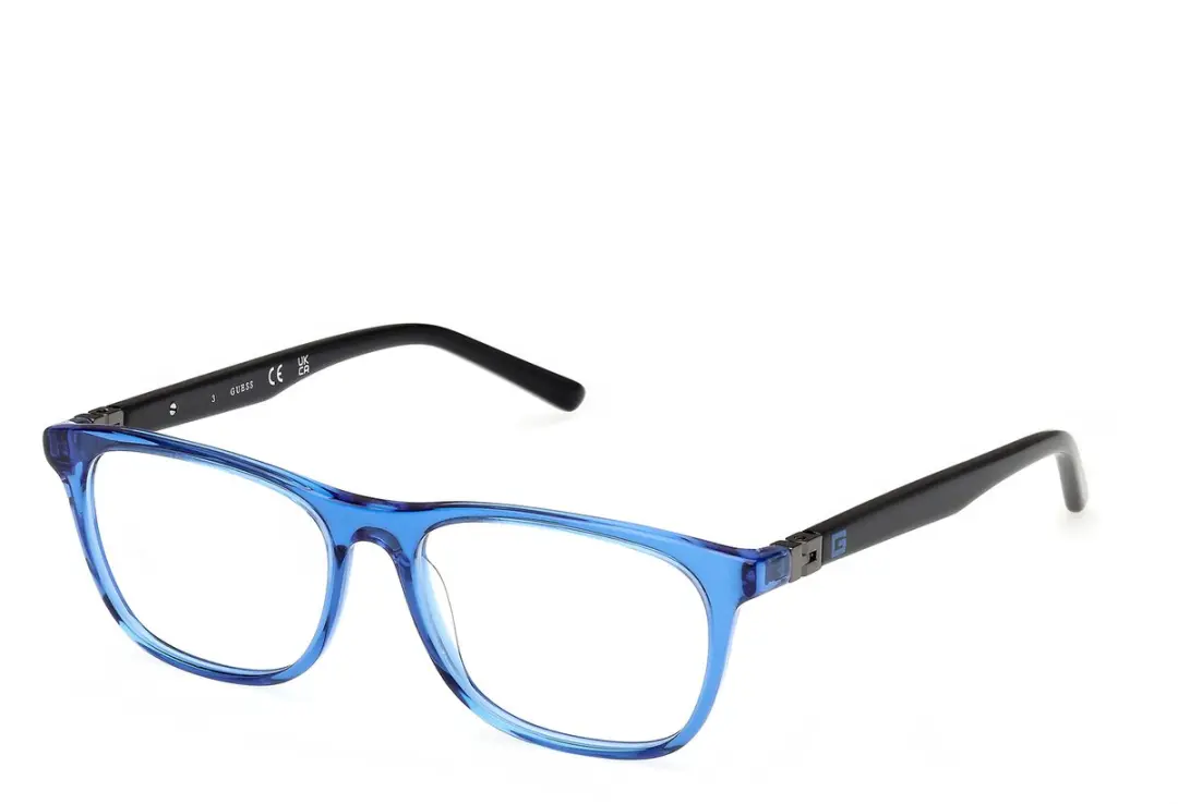 Guess GU9228 Shiny blue 49/14/135 Jongen Brilmonturen