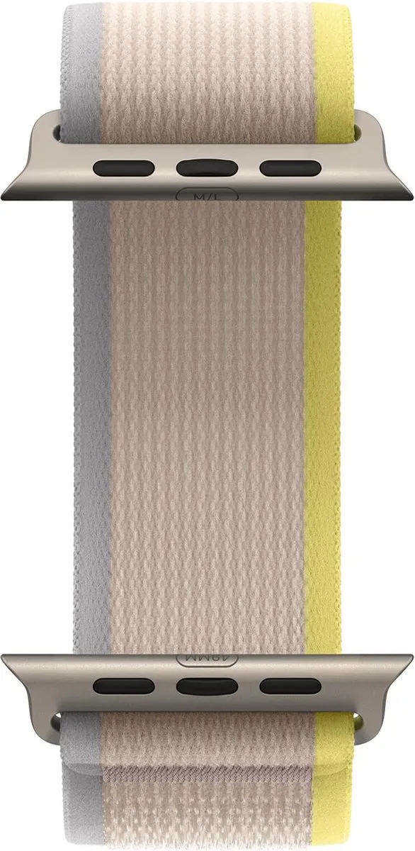 Apple Watch Ultra Trail bandje - 49mm - Geel/Beige - Small/Medium