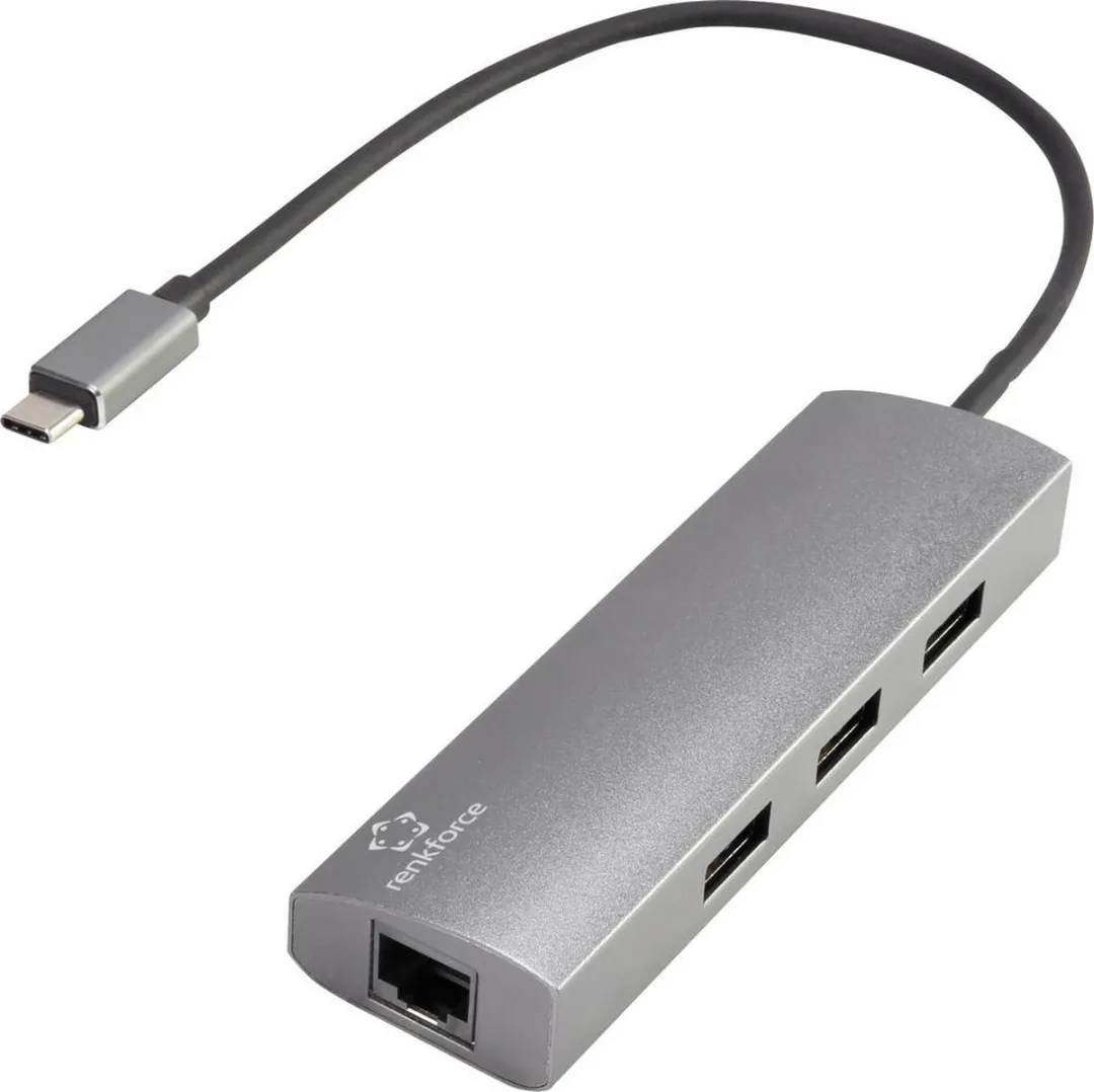 Renkforce RF-3374952 Netwerkadapter USB-C 3.2 Gen 1 - 1 Gbit/s