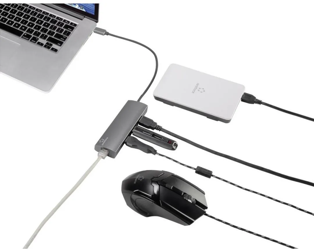 Renkforce RF-3374952 Netwerkadapter USB-C 3.2 Gen 1 - 1 Gbit/s