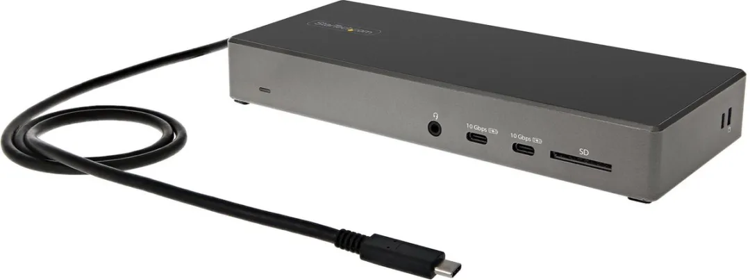 Startech DK31C2DHSPDUE USB Hub - Zwart/Grijs