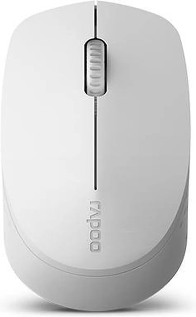 Rapoo M100 Draadloze Optische Muis - Lichtgrijs