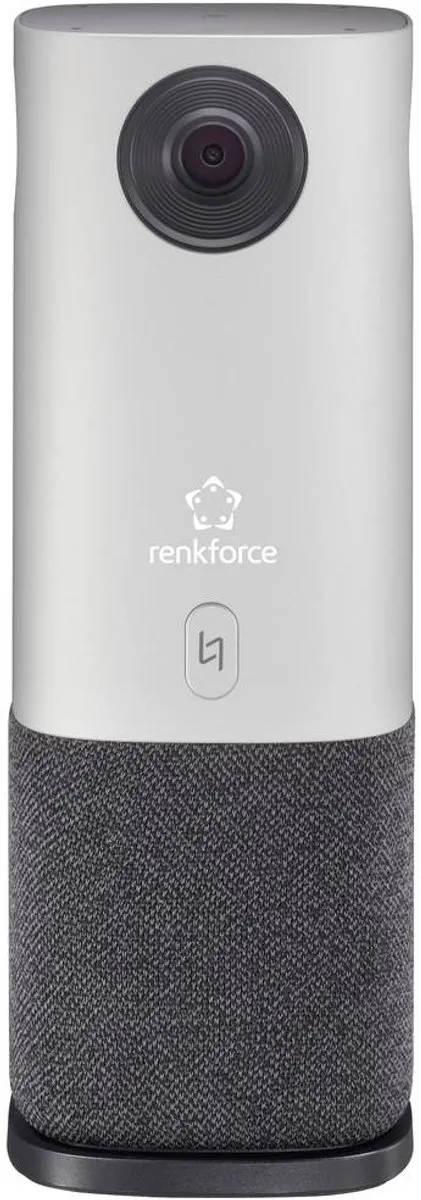 Renkforce RF-5233130 Videoconferentiesysteem 360° - Full HD - 4x Groothoekcamera - Zwart-zilver