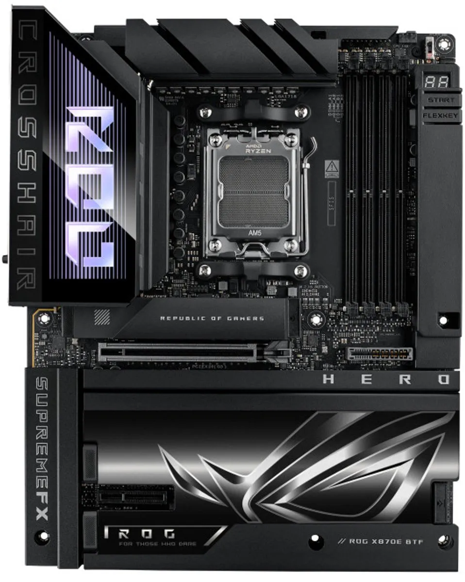 ASUS ROG CROSSHAIR X870E HERO BTF - AM5 X870E Moederbord
