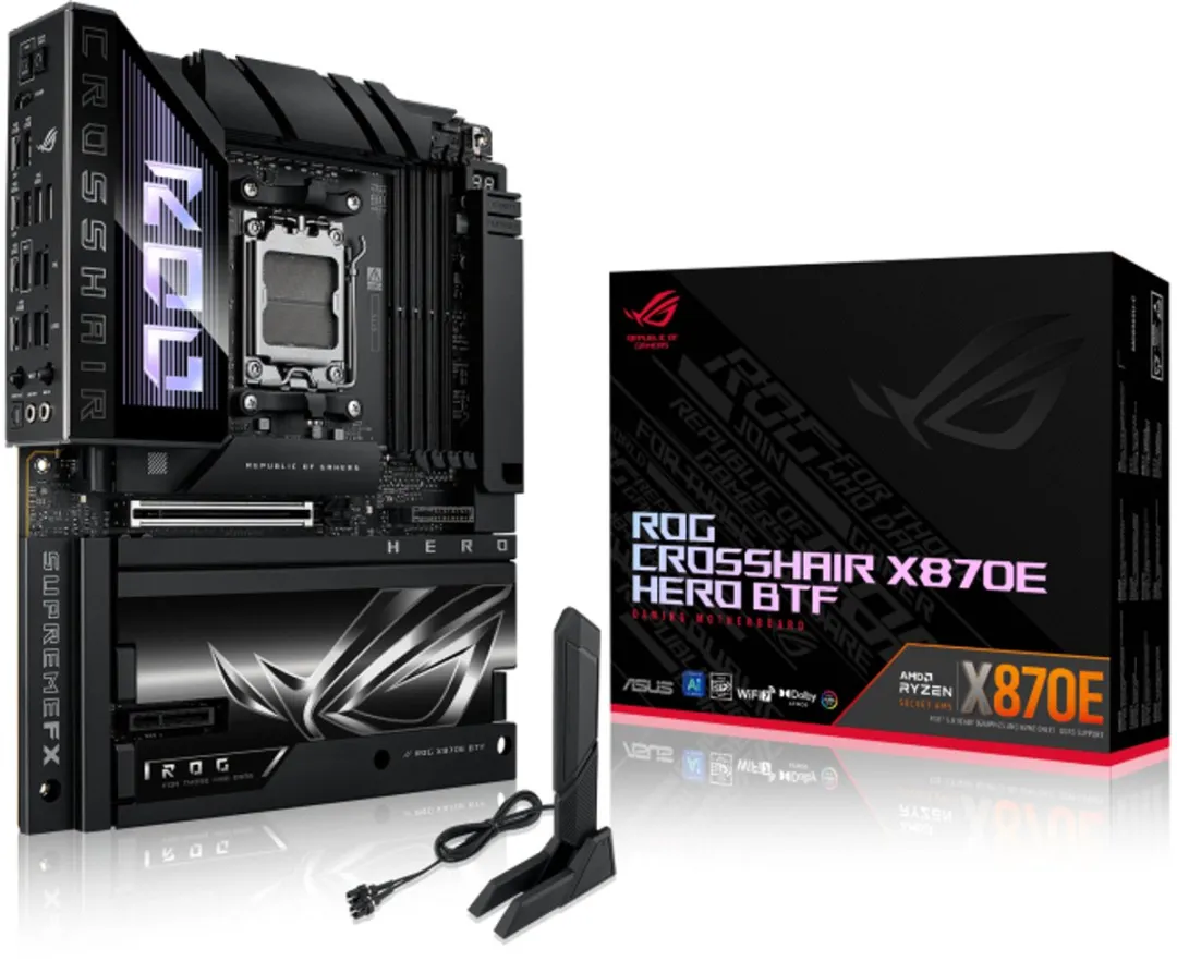 ASUS ROG CROSSHAIR X870E HERO BTF - AM5 X870E Moederbord