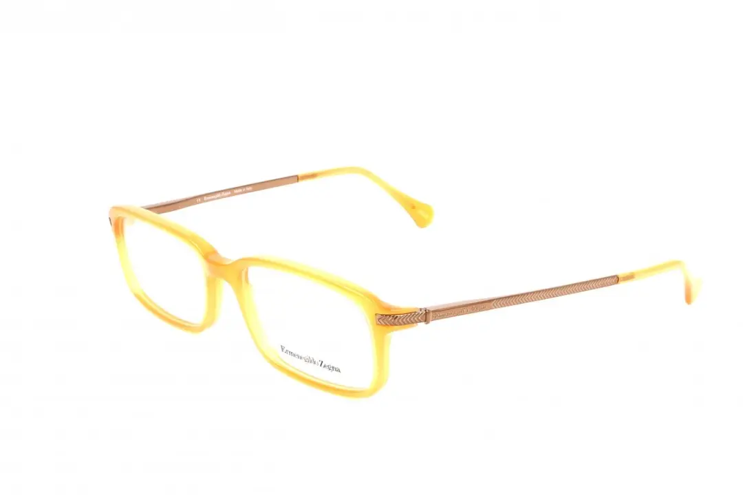 Heren Brillenframe Ermenegildo Zegna VZ3519-06DS ø 53 mm Geel