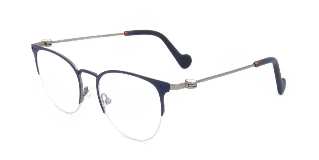 Moncler ML5024 Blue 48/18/140 WOMAN Brilmonturen