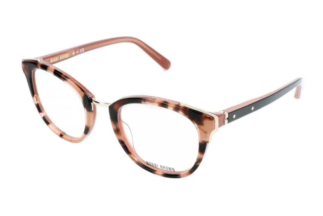 Bobbi Brown THE HEMSLEY Havana pink brown 49/22/135 WOMAN Brilmonturen