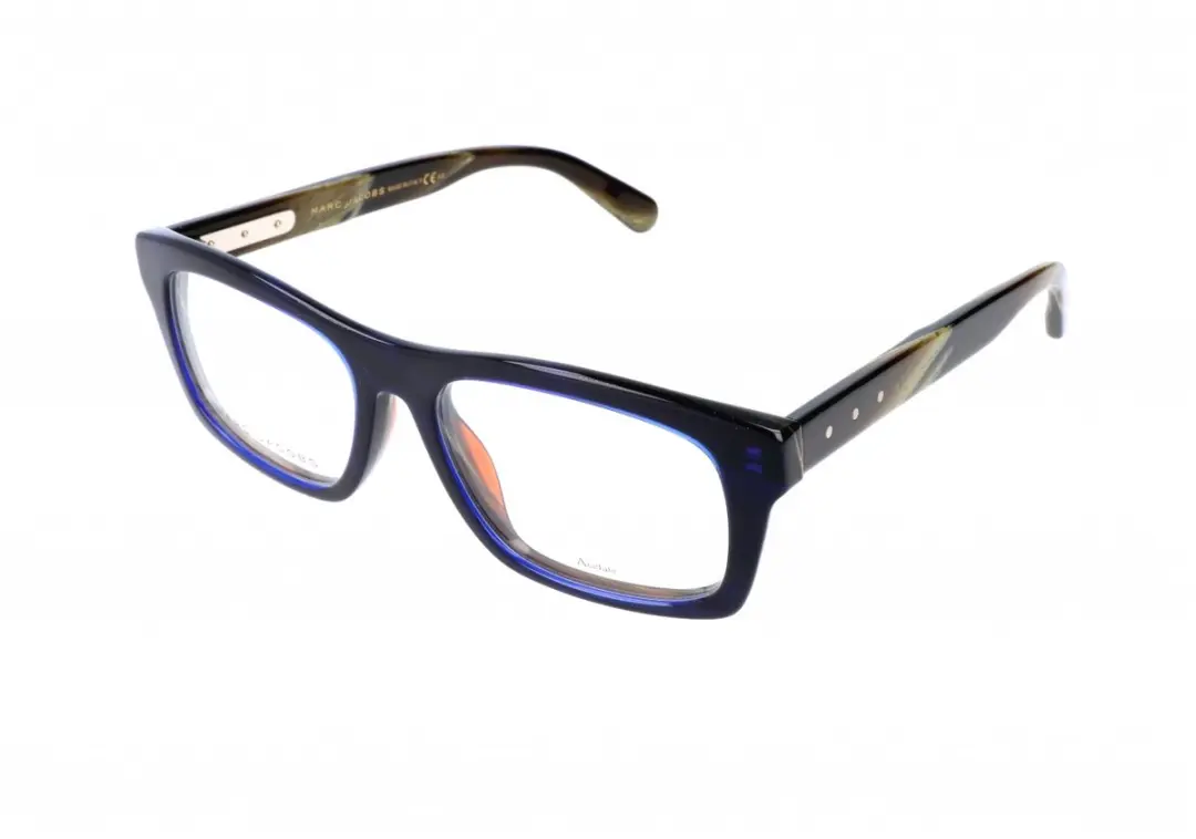 Marc Jacobs MJ 638/F Transparent blue horn green 53/17/145 MAN Brilmonturen