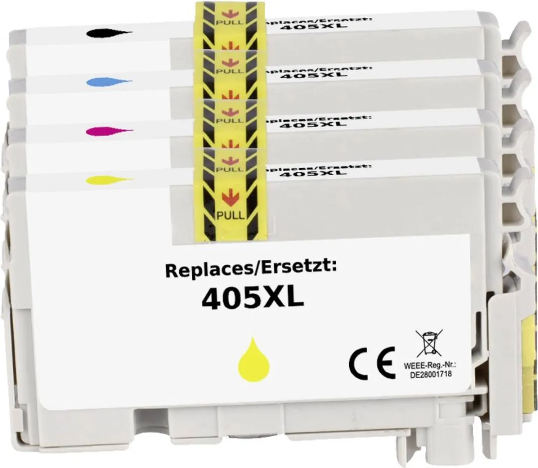 Renkforce Inktcartridge Compatibel Epson 405XL Combipack - Zwart/Cyaan/Magenta