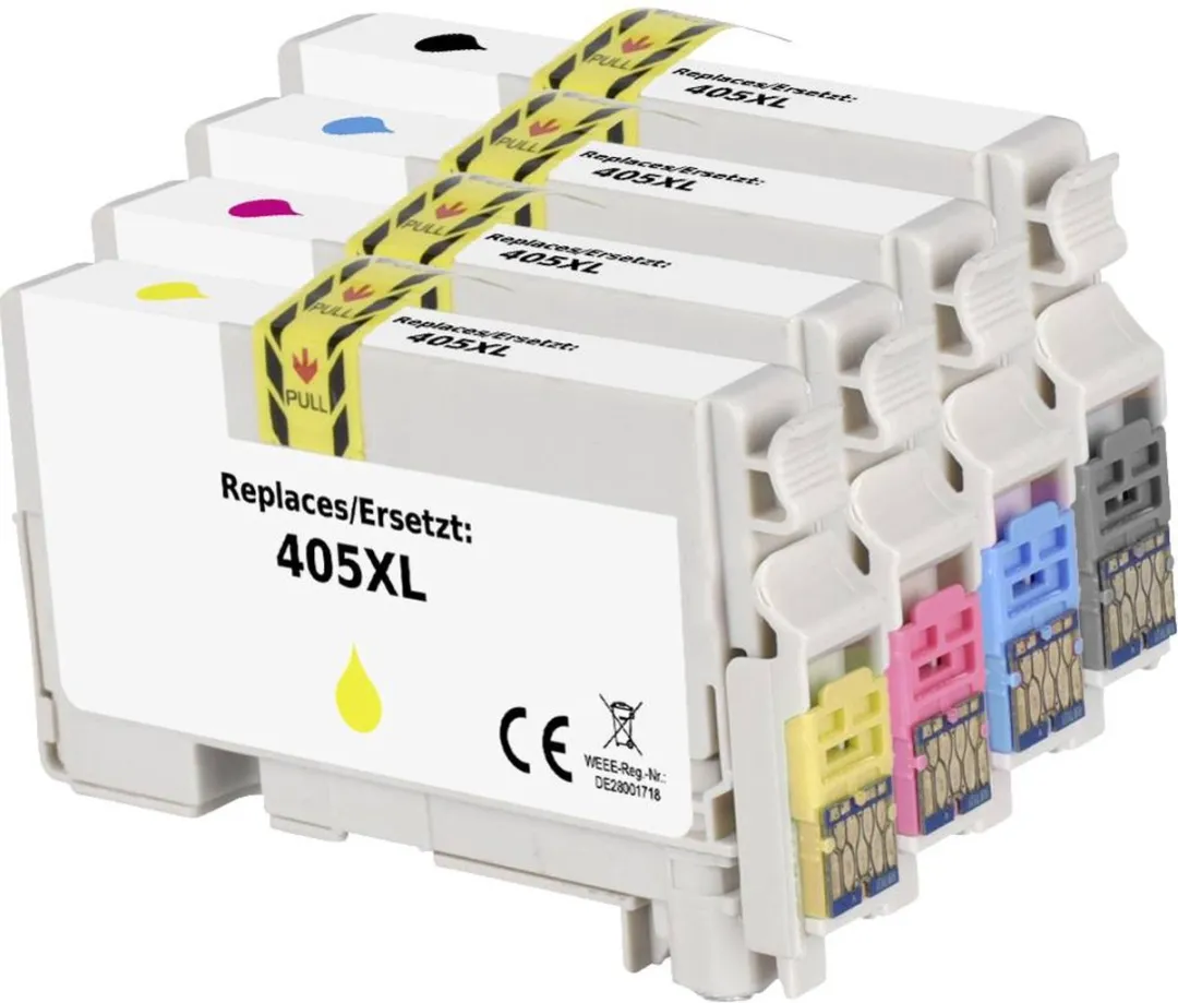 Renkforce Inktcartridge Compatibel Epson 405XL Combipack - Zwart/Cyaan/Magenta