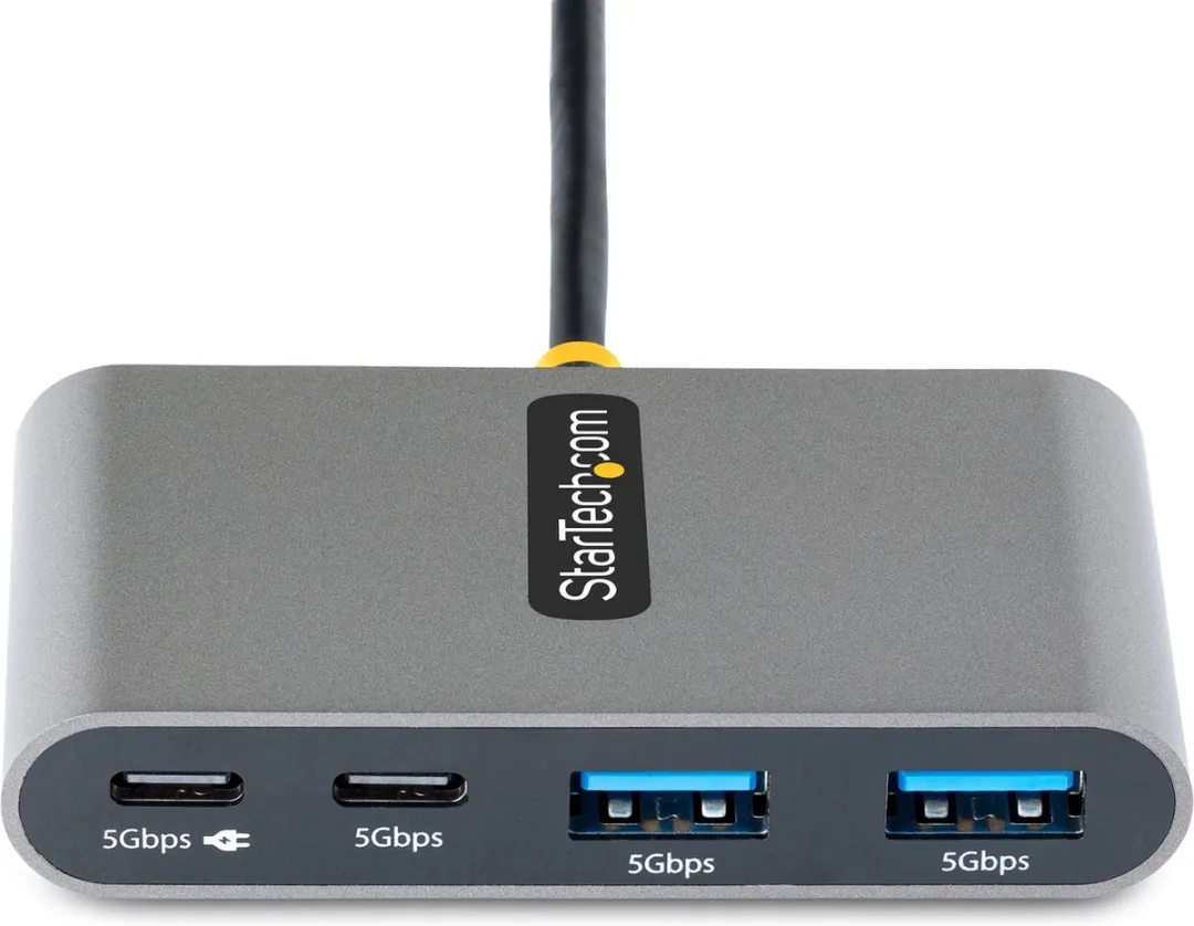 Startech 5G2A2CPDB-USB-C-HUB USB-C Hub - 4 Poorten - Grijs