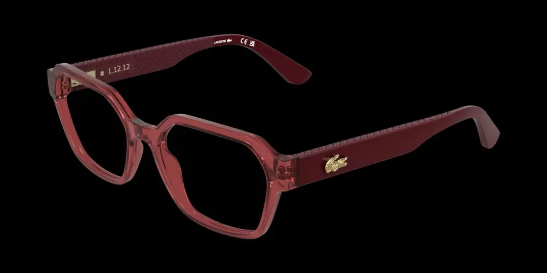 Lacoste L4025 Transparent light burgundy 53/17/140 WOMAN Brilmonturen