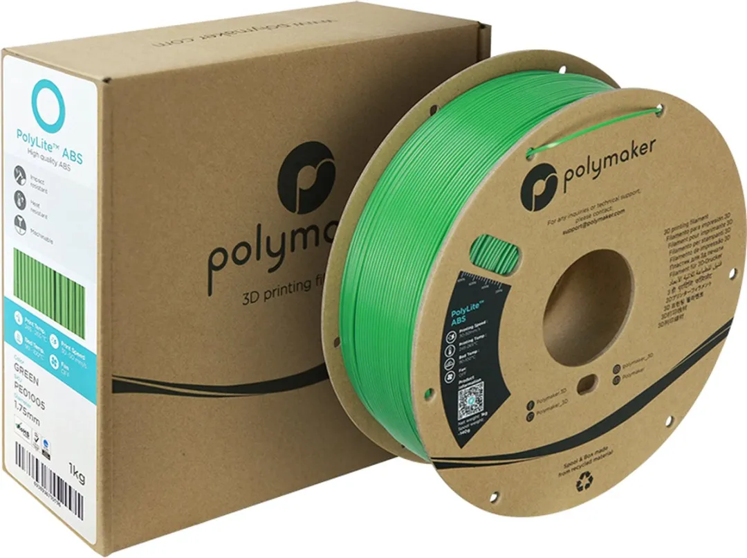 Polymaker PolyLite ABS Filament 1.75mm - 1000g Groen
