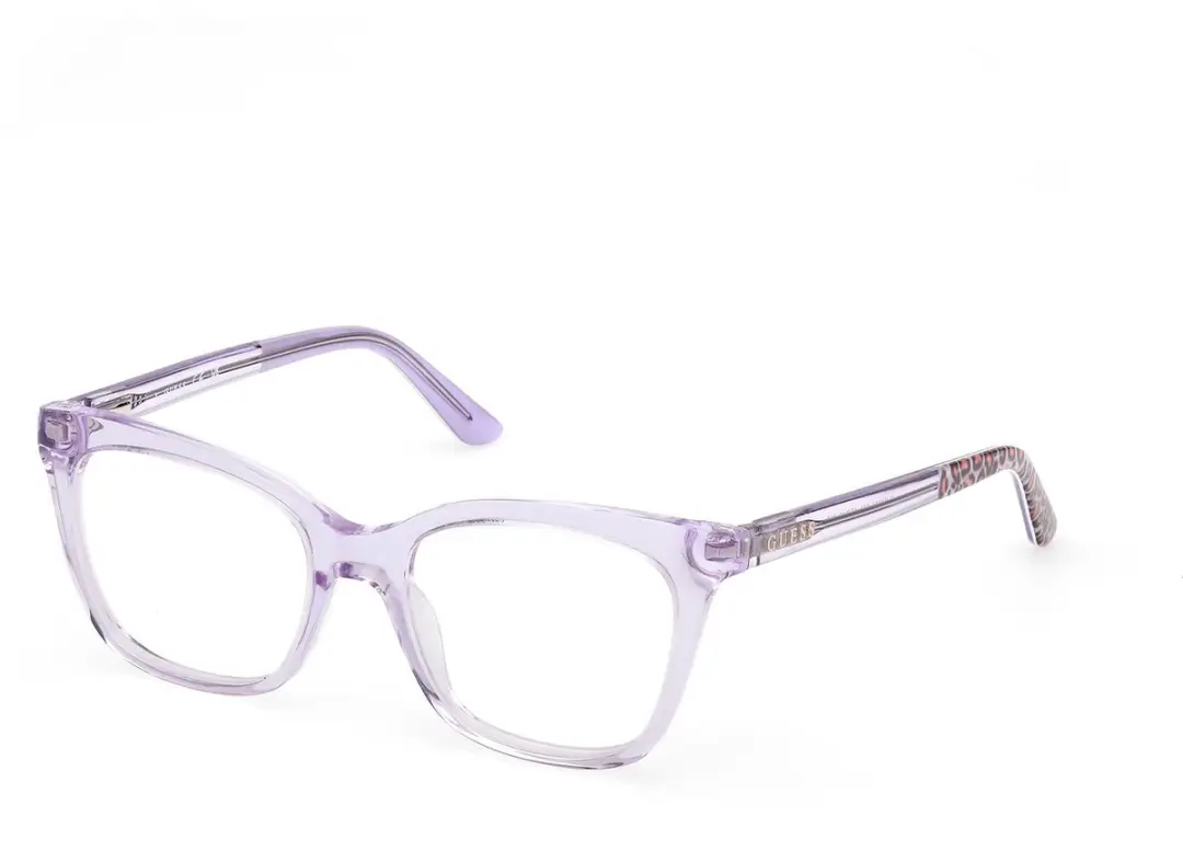 Guess GU50268 Shiny violet 47/16/130 Meisje Brilmonturen