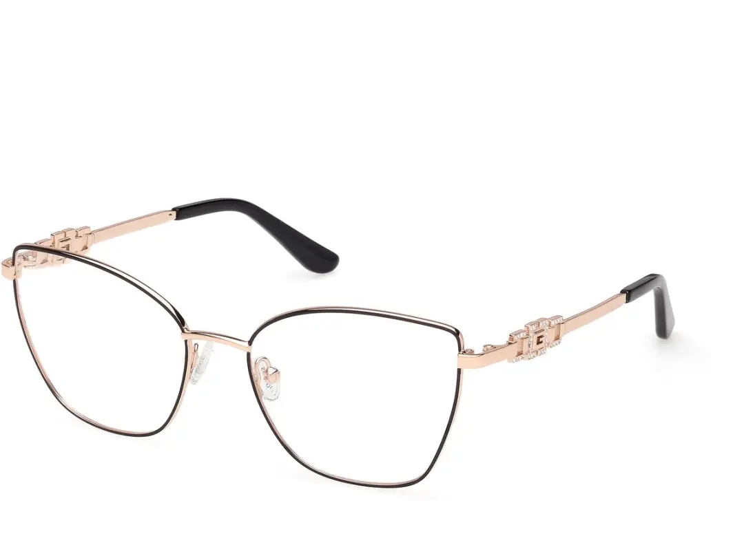 Guess GU50316 Shiny black 55/17/140 WOMAN Brilmonturen