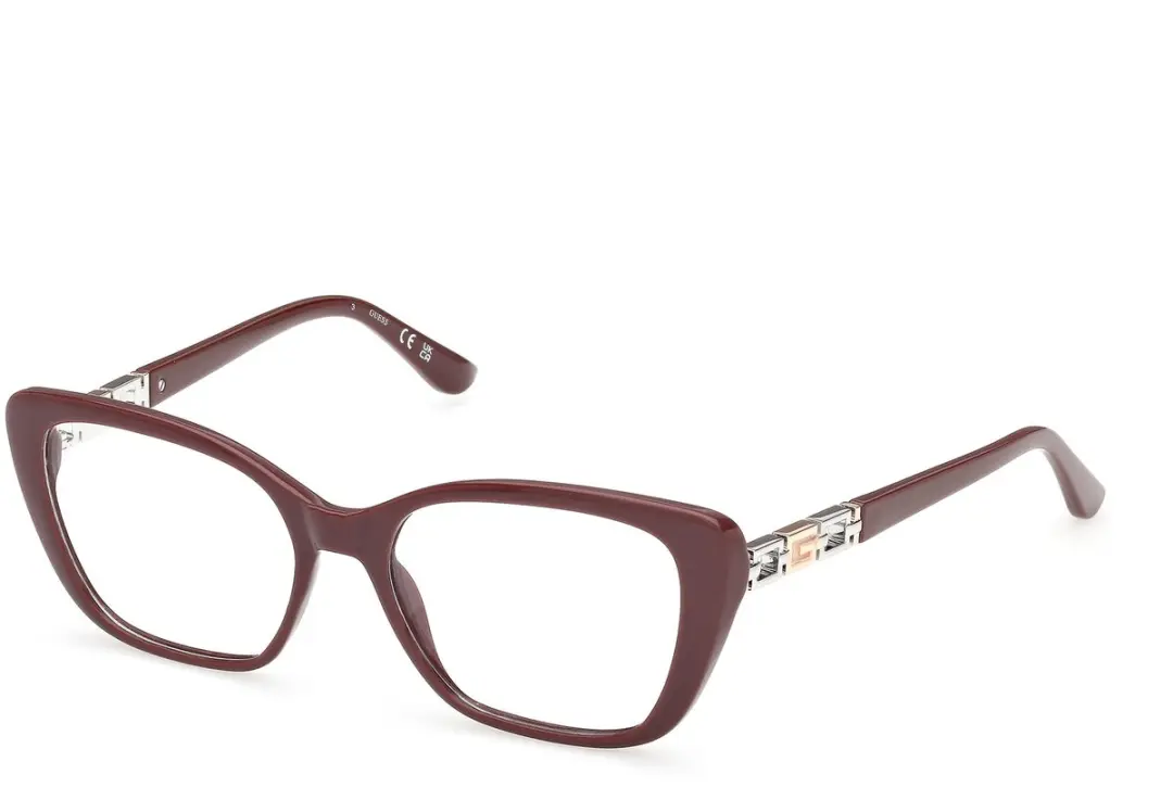 Guess GU50358 Shiny bordeaux 52/16/145 WOMAN Brilmonturen