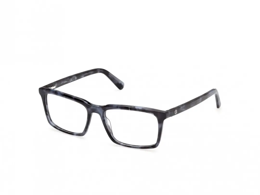 Guess GU50448 Light blue/avana 53/17/145 MAN Brilmonturen