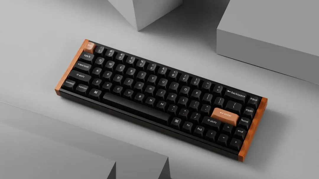 Keychron K6 HE K6H-F1 Toetsenbord - Nebula Magnetic Switch - Bruin/Zwart
