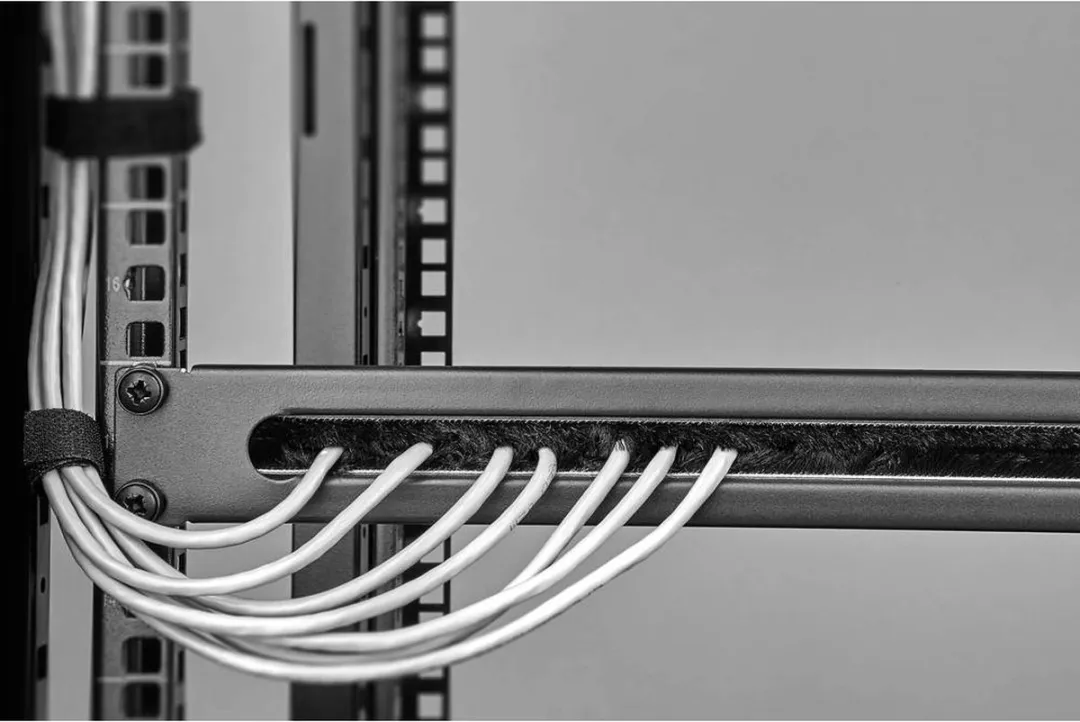 Renkforce RF-3429146 Patchkastafdekking 19" 1 HE - Zwart
