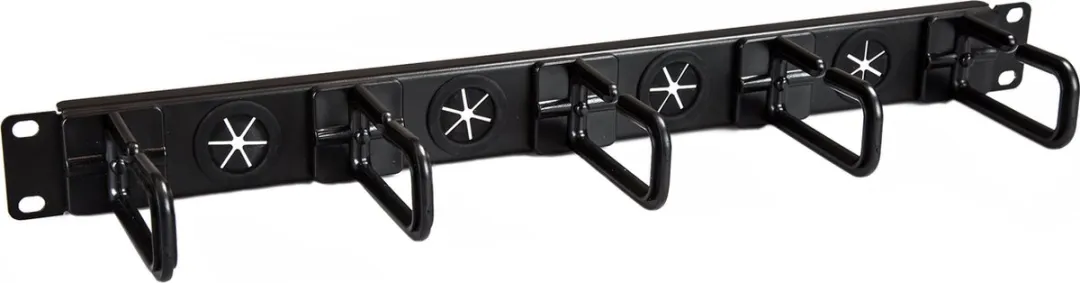 Startech CABLMANAGERH Kabelmanagementpaneel 1U - Zwart
