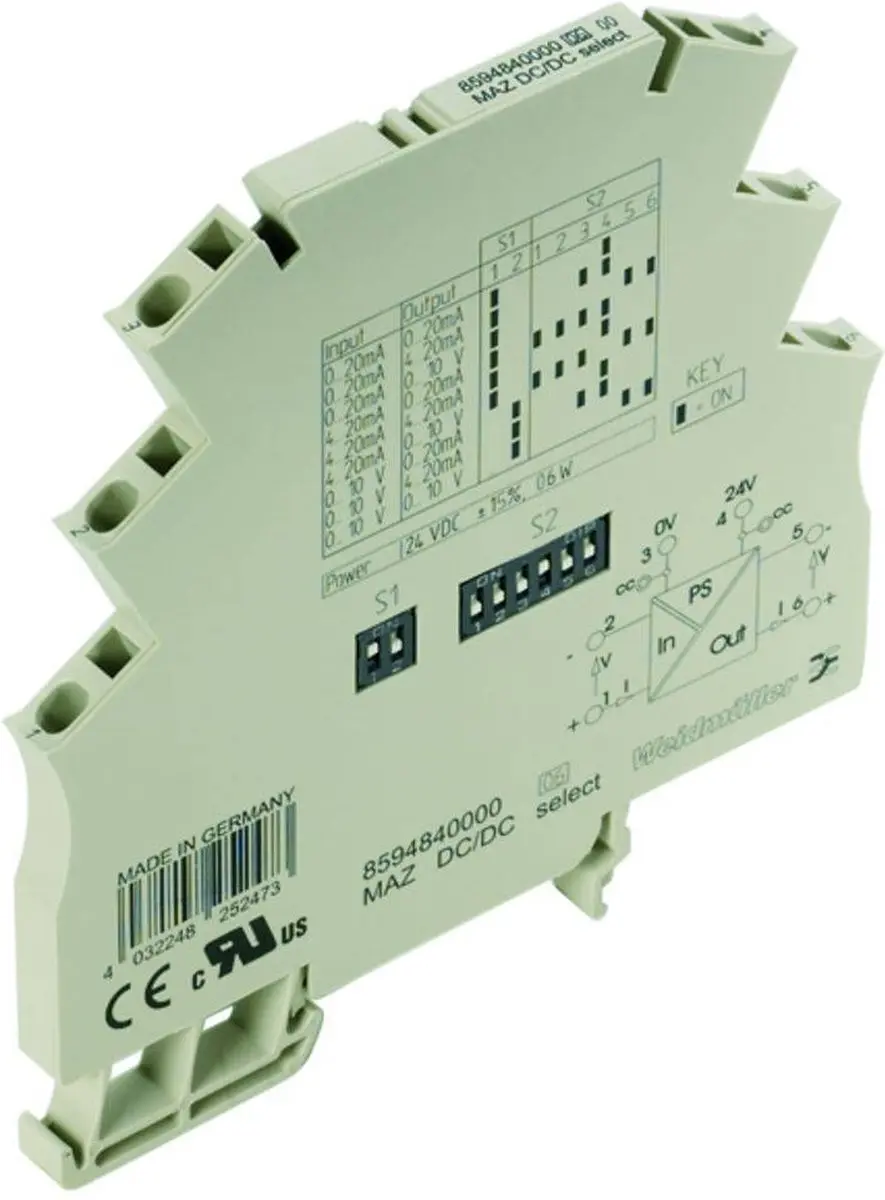 Weidmüller MAZ DC/DC SELECT 8594840000 Signaalomvormer