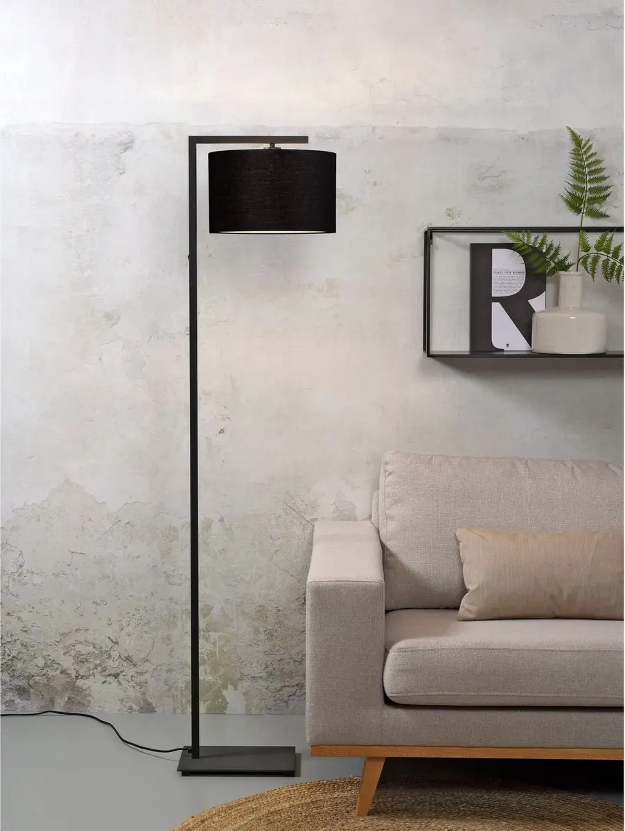 it's about RoMi Boston Vloerlamp - E27 max 60W - Zwart - afbeelding 6 van 6