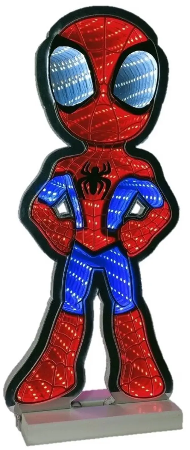 Disney Spidey Spiegeleffect Verlichting 60cm - Blauw - afbeelding 5 van 5