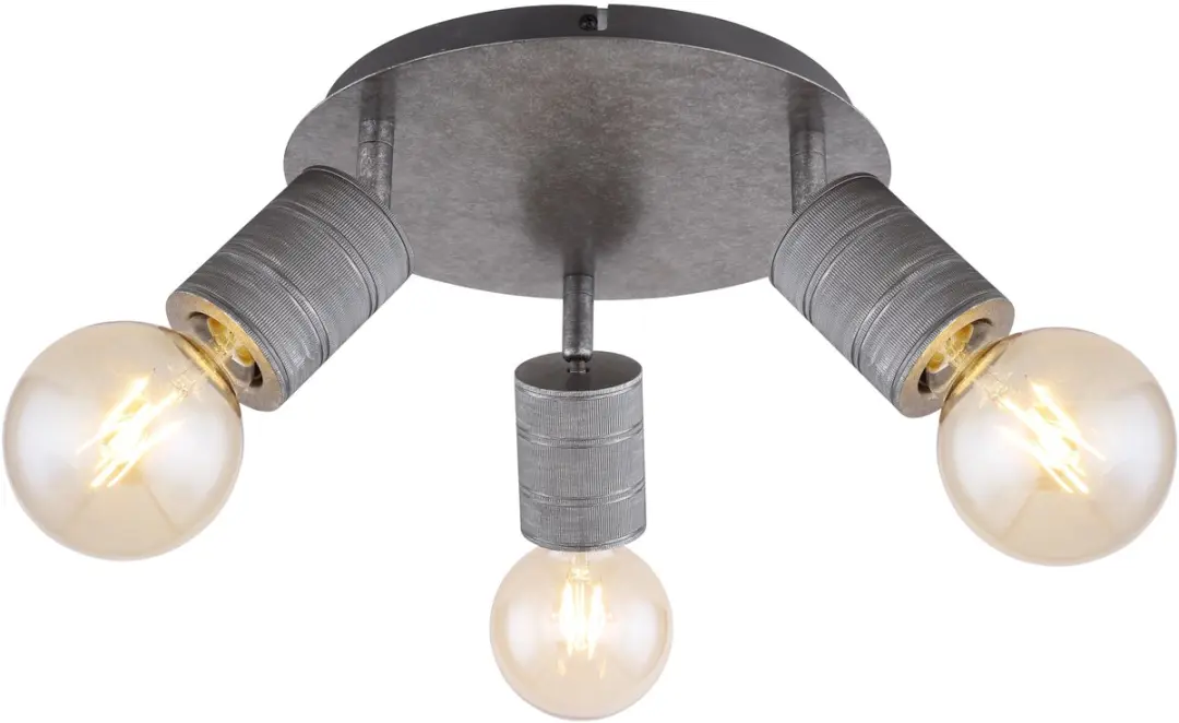 Plafondlamp Woonkamerlamp Eetkamerlamp Plafondspot Spotlight, metaal aluminium z