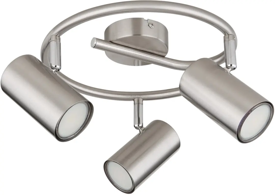 Globo Allvi Plafondspot 57914-3N - 3x GU10 - Nikkel - afbeelding 3 van 6