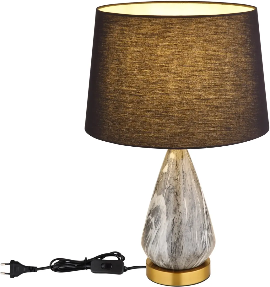 Globo Kisa Tafellamp E27 - 40W - Messing - afbeelding 4 van 6