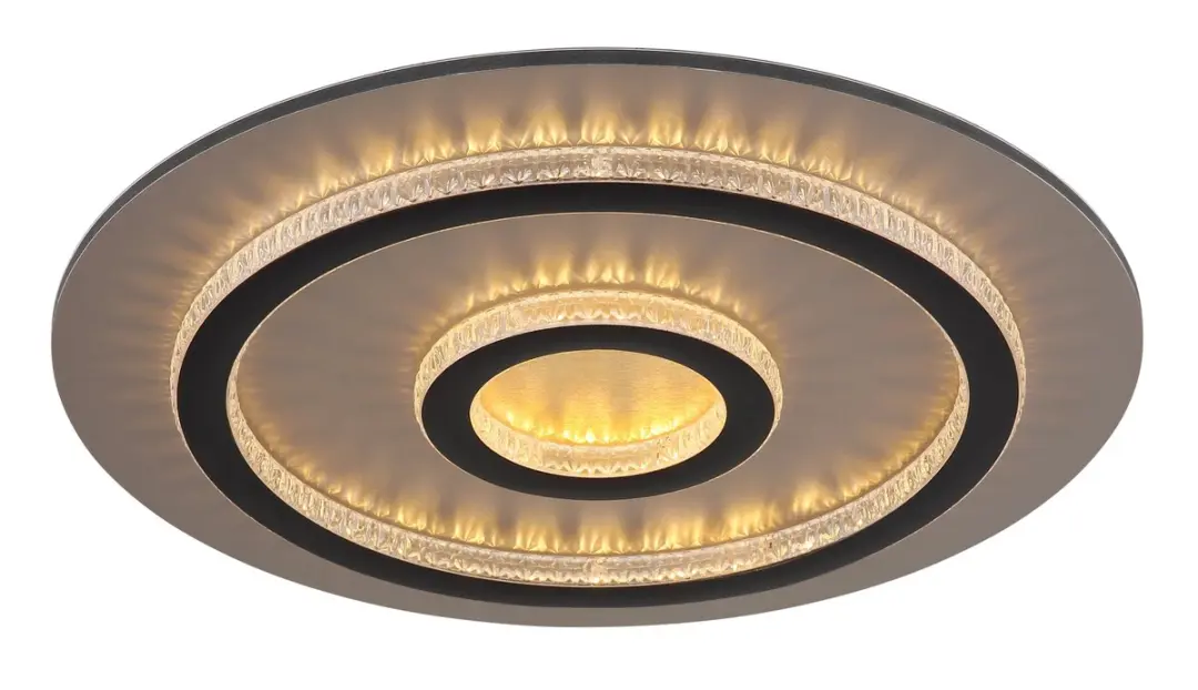 Globo Jayden LED Plafondlamp 48042-40G - 40W - Grijs - afbeelding 3 van 6