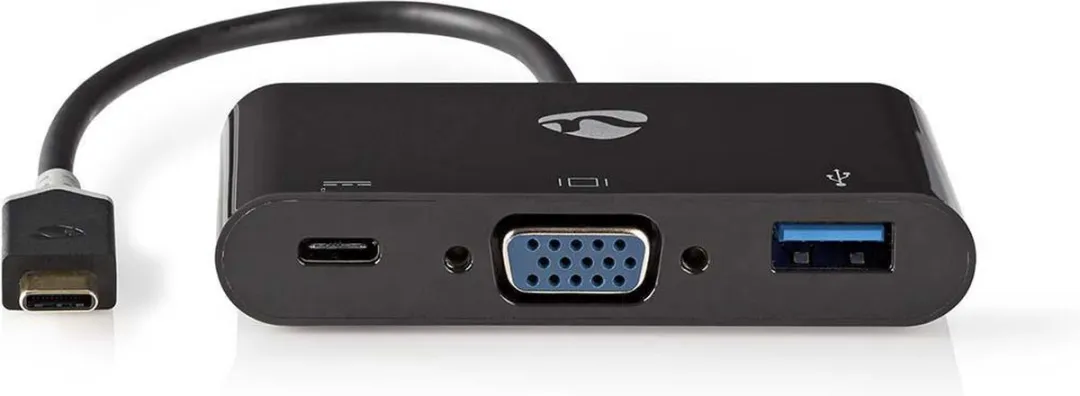 Nedis CCBW64760AT02 USB Multi-Port Adapter - 3 Poorten - 0,2m - Antraciet - afbeelding 6 van 6