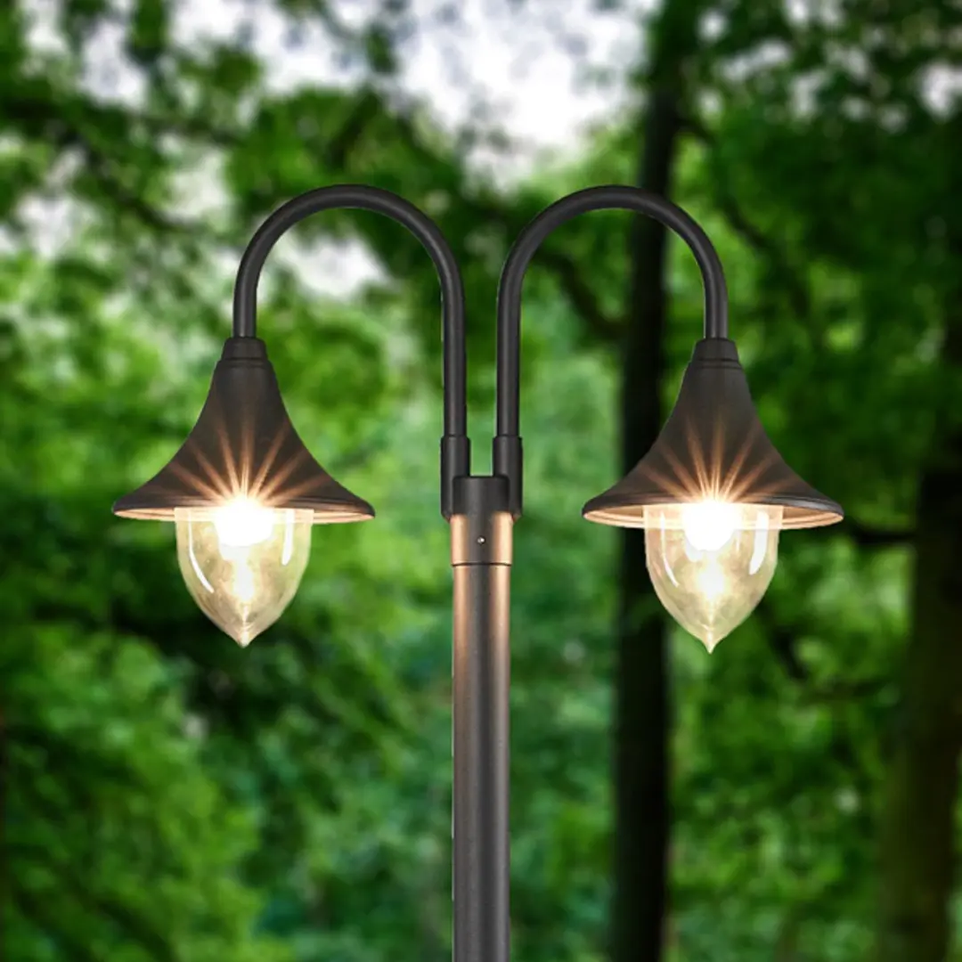 Lindby Madea Lantaarnpaal 2-lichts E27