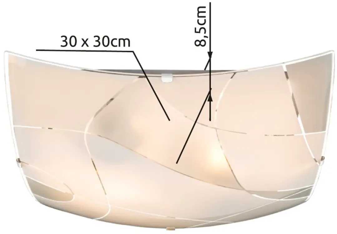 Globo Paranja Plafondlamp 40403-2 - 2x E27 - Wit - afbeelding 4 van 6